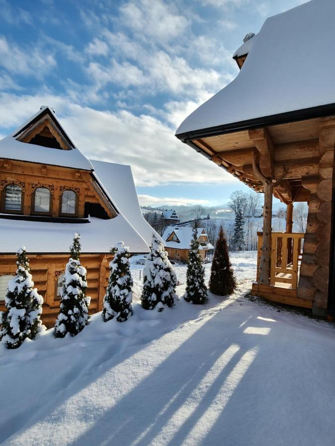 Goralska Chatka 2 Highland Cottage - Split Ac, Jacuzzi, Sauna, Private Parking, Mountains View, Garden, Zakopane Ngoại thất bức ảnh