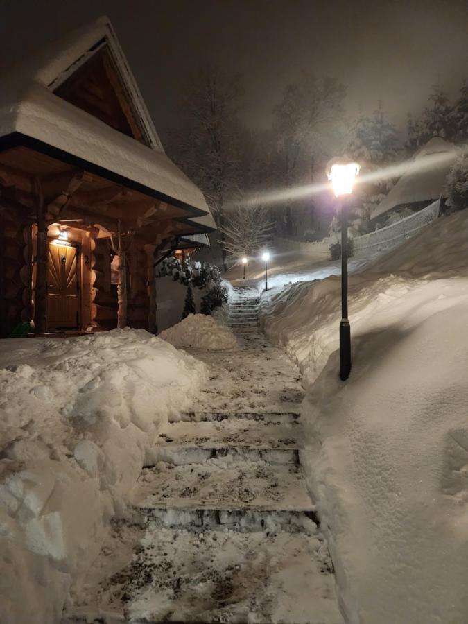 Goralska Chatka 2 Highland Cottage - Split Ac, Jacuzzi, Sauna, Private Parking, Mountains View, Garden, Zakopane Ngoại thất bức ảnh