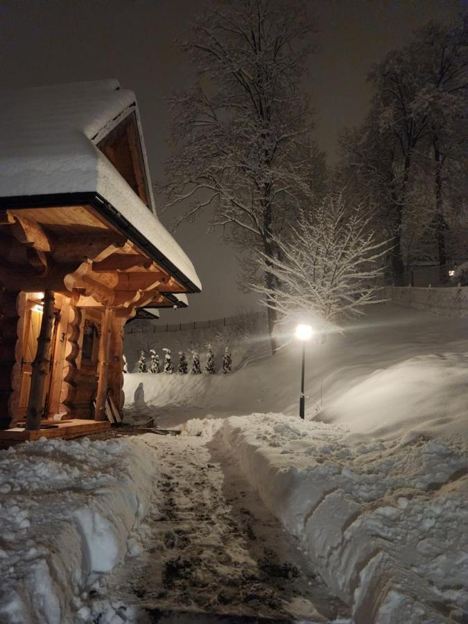 Goralska Chatka 2 Highland Cottage - Split Ac, Jacuzzi, Sauna, Private Parking, Mountains View, Garden, Zakopane Ngoại thất bức ảnh