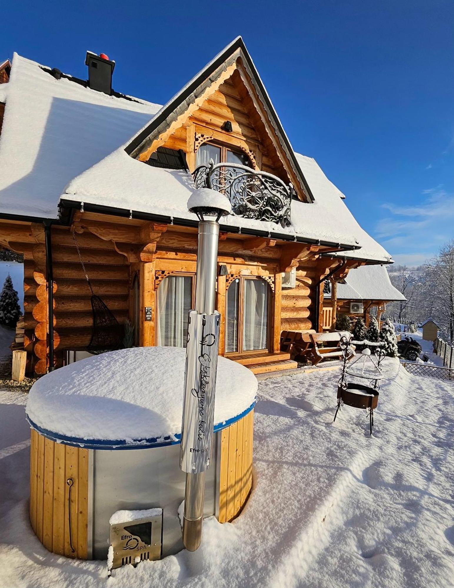 Goralska Chatka 2 Highland Cottage - Split Ac, Jacuzzi, Sauna, Private Parking, Mountains View, Garden, Zakopane Ngoại thất bức ảnh